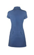 Denim Zip-Front A-Line Dress